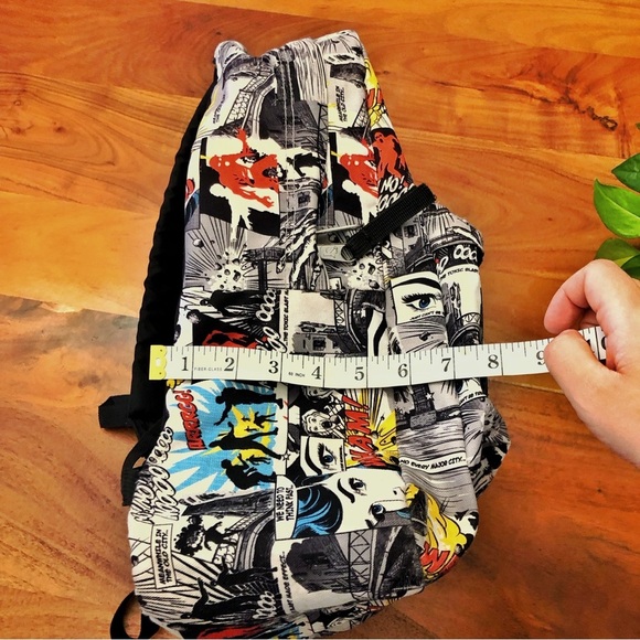 💥REAR Jansport Comic Pop Print Backpack Bold Comic Retro Graphic. - Picture 12 of 13